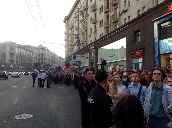 Тверская митинг за Навального