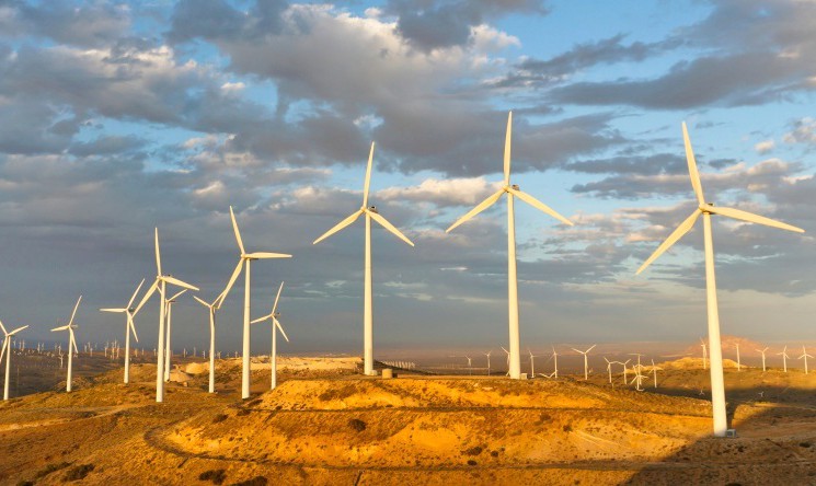 Wind Farm at Tehachapi Pass, California, USA