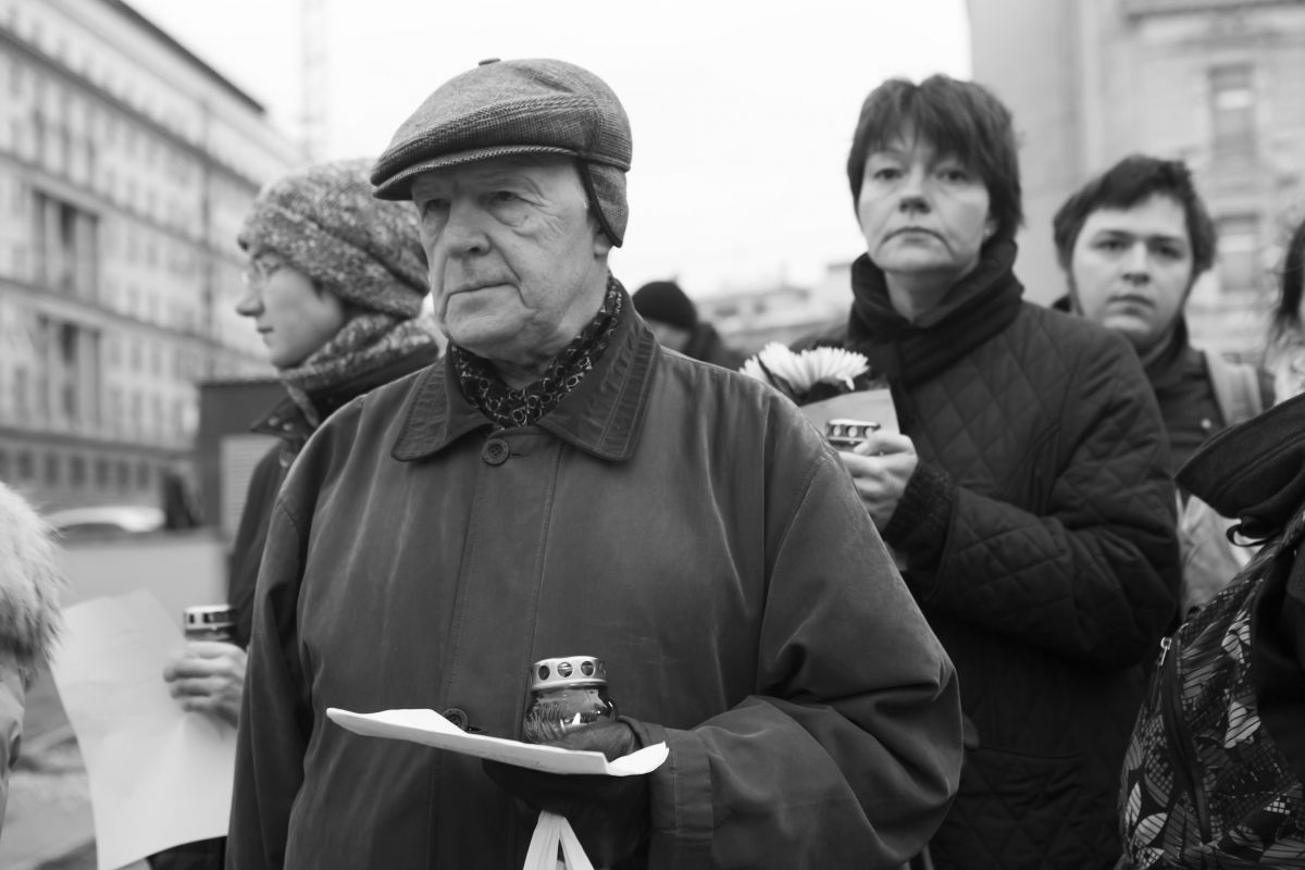 Участники акции «Возвращение имен»