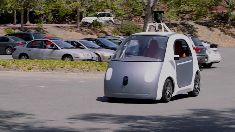 Google self-driving car prototype