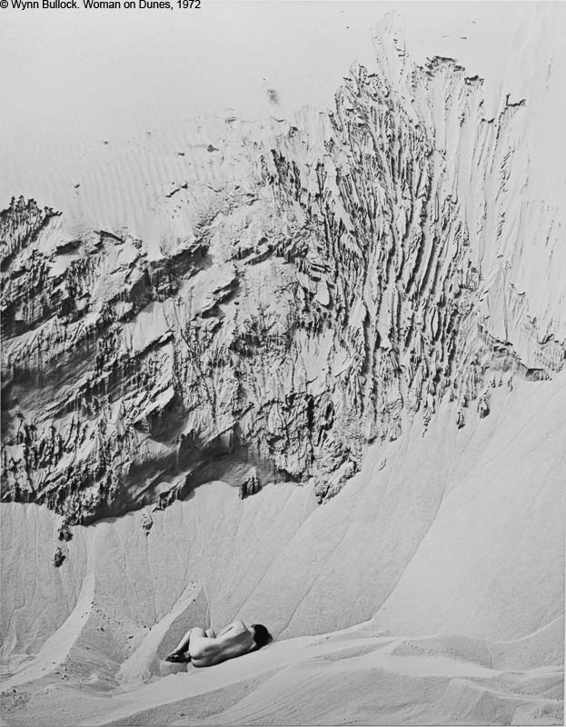 Wynn Bullock - Woman on Dunes, 1972