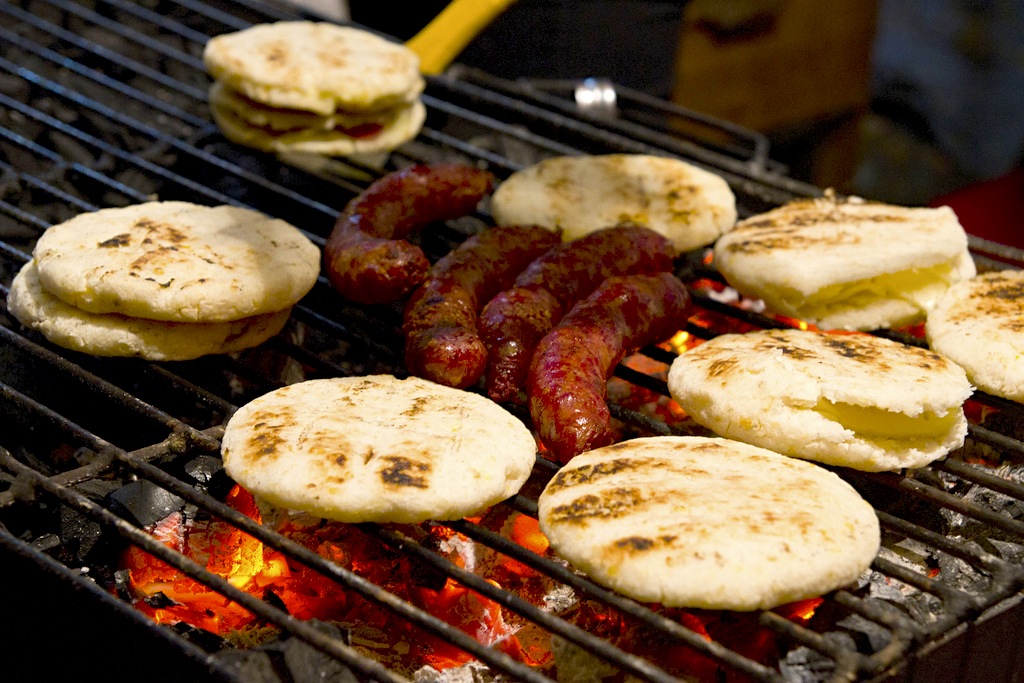 Evening snack in Bogota