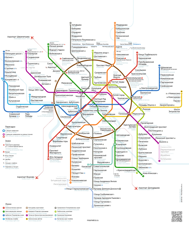 Схема метро Ильи Бирмана 