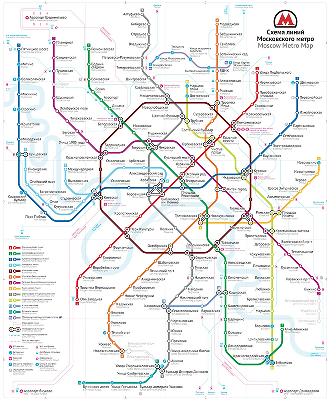 Схема метро РИА «Новости»